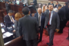 Nery Ramos reaparece en el Congreso, tras ser operado